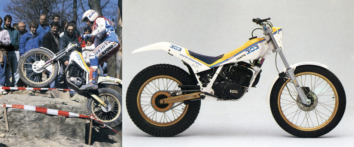 1986年TRIAL WORLD CHAMPIONSHIP |  FANTIC 301Progress2