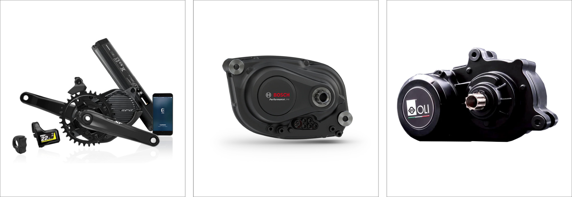 SHIMANO MOTORS | BOSCH eBike Systems | OLI MOTORS